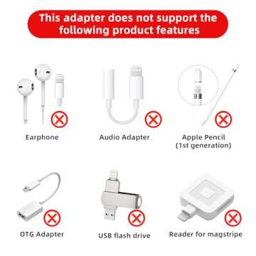 4 Pack Lightning to USB C Adapter for iPhone 15/16 Pro/16 Pro Max/Plus,Samsung S24,iPad Air,Nintendo Switch,Fast Charging&Data Transfer,Type C Charger Connector Cable,for iPhone 16/15 Charger