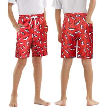 Rolimaka 3 Pack Boys Swim Trunks – Stylish Comfortable Board Shorts