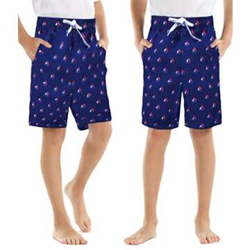 Rolimaka 3 Pack Boys Swim Trunks with Mesh Lining