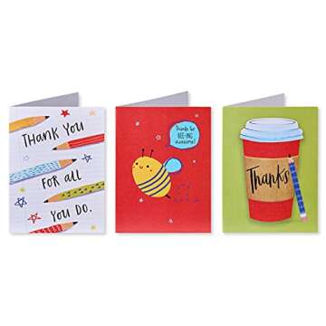 American Greetings Teacher Thank You Cards with Envelopes, Teacher Appreciation (48-Count)