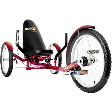 Mobo Triton Pro Adult Tricycle for Men & Women. Beach Cruiser Trike. Pedal 3-Wheel Bike