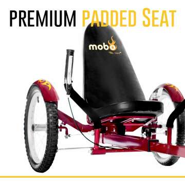 Mobo Triton Pro Adult Tricycle for Men & Women. Beach Cruiser Trike. Pedal 3-Wheel Bike