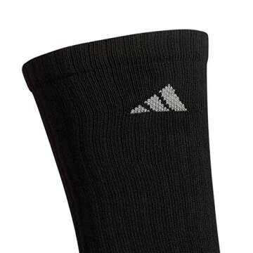 Cushioned Athletic Crew Socks with Arch Support