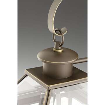 Progress Lighting P6616-20 Burlington Two-Light Med Wall Lantern, Oil Rubbed Bronze