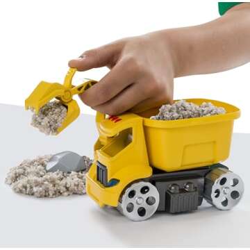 Kinetic Rock - Rock Crusher Toy Kit with Construction Tools, for Ages 3 & Up