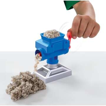 Kinetic Rock - Rock Crusher Toy Kit with Construction Tools, for Ages 3 & Up