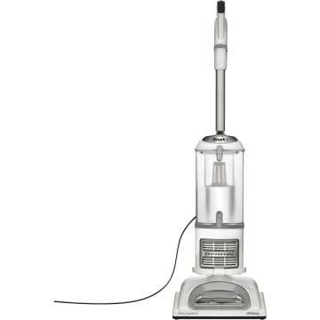 Shark NV356E Navigator Lift-Away Professional Upright Vacuum with Swivel Steering, HEPA Filter, XL Dust Cup, Pet Power, Dusting Brush, and Crevice Tool, Perfect for Pet Hair, White/Silver