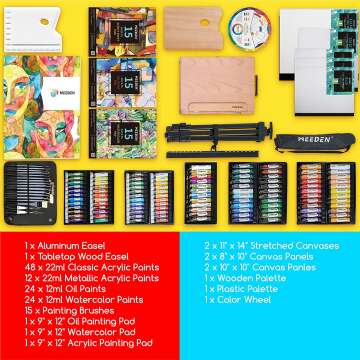 142-pc Deluxe Painting Kit