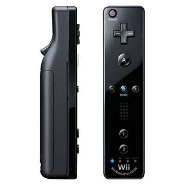 Nintendo Wii Remote Plus - Black - Renewed, Great Quality & Performance