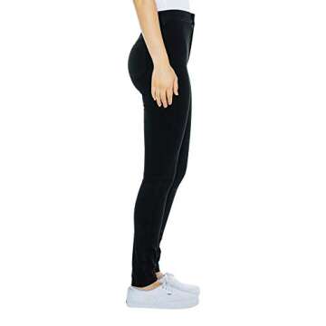 American Apparel Women's The Easy Jean, black, Large