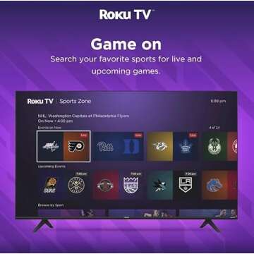 Hisense 50" 4K Smart Roku TV - Refurbished