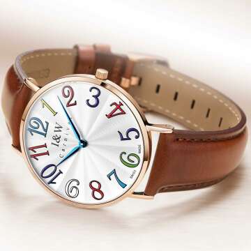 MASTOP Rose Gold Ultrathin Couples Watches Set 2