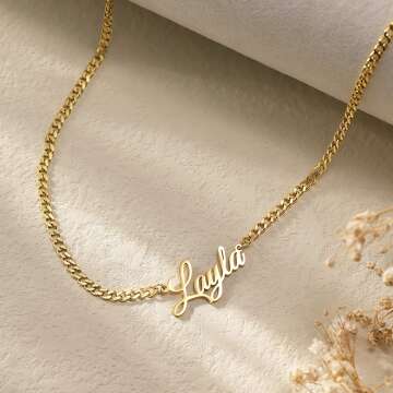 Custom Name Necklaces for Women