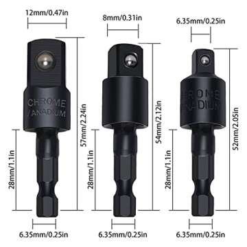 CIGOTU Right Angle Drill Adaptor for Easy Access