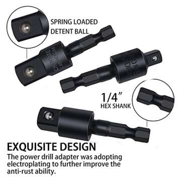 CIGOTU Right Angle Drill Adaptor for Easy Access