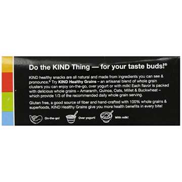 KIND Bars, Blueberry Vanilla Cashew, Healthy Snacks, Gluten Free, 5g Protein, 12 Count