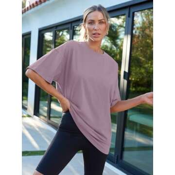 Trendy Queen Women's Athletic Plus Size T-Shirts 2024