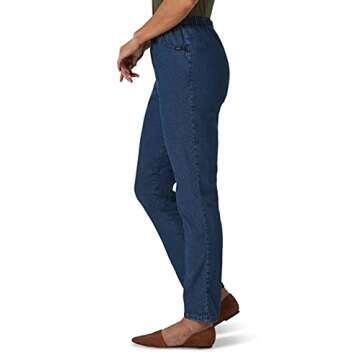 Chic Women's Stretch Denim Leggings - Size 12