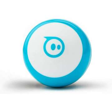 Sphero Mini (Blue) App-Enabled Programmable Robot Ball - STEM Educational Toy for Kids Ages 8 & Up - Drive, Game & Code with Play & Edu App, 1.57"