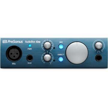 PreSonus AudioBox iOne USB/iPad Interface with Software