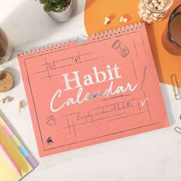 Clever Fox Habit Tracker Calendar for Goals & Habits