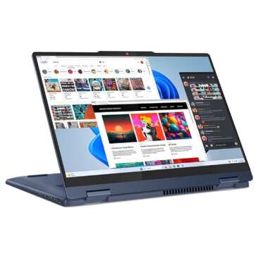 Lenovo Ideapad 5 2-in-1 14Ahp9 14" Touch Laptop Ryzen 7 8845HS 16GB 1TB SSD W11H (Renewed)