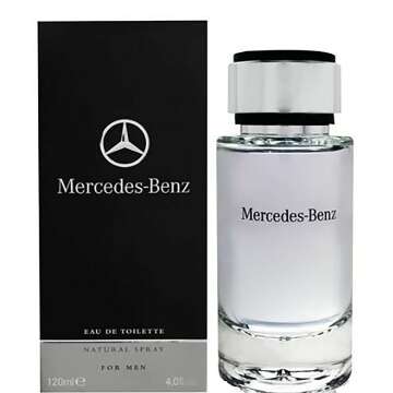 Mercedes-Benz For Men - Elegant Fragrance With Woody, Sensual Musky Notes - Mesmerize The Senses With Original Luxury Men’s Eau De Toilette Spray - Endless Day Through Night Scent Payoff - 4 OZ