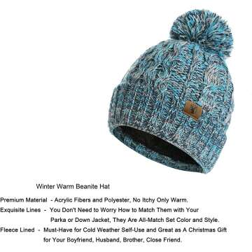 Warm Winter Hat Set