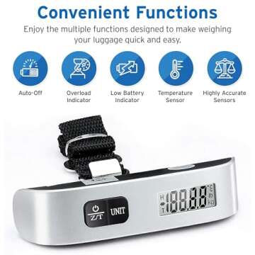 Etekcity Digital Luggage Scale - Accurate & Portable for Travelers