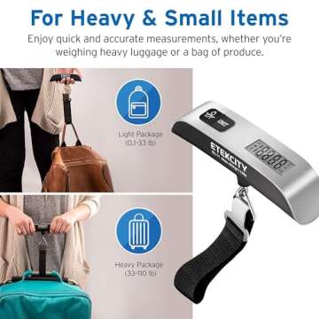 Etekcity Digital Luggage Scale | Accurate Travel Essential