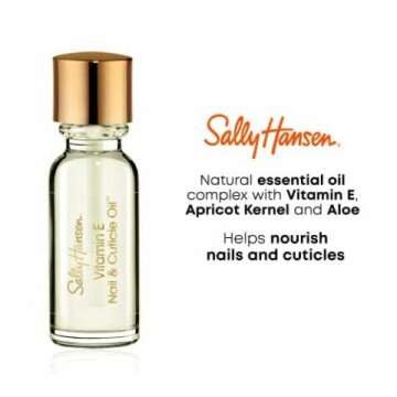 Sally Hansen Vitamin E Nail and Cuticle Oil™, Natural Essential Oil, Vitamin E, Nourish and Condition Dry Nails and Cuticles