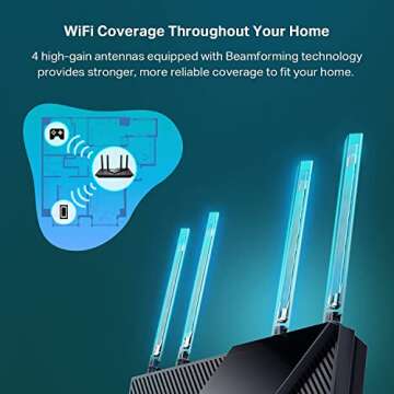 TP-Link AX3000 WiFi 6 Router with OneMesh Technology