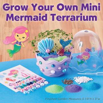 Magical Mermaid Terrarium Kit for Kids