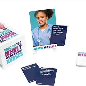 Nurses Edition Meme Party Game for Fun Gatherings