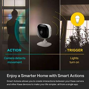 Kasa Smart Security Camera for Baby monitor, 1080p HD Indoor-Camera for Home Security with Motion Detection