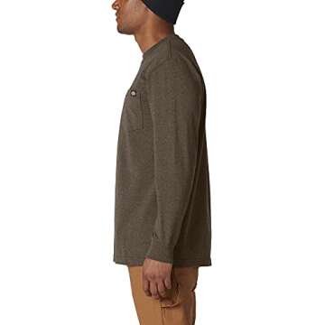 Dickies Men's Heavyweight Crew Neck - Chocolate Brown