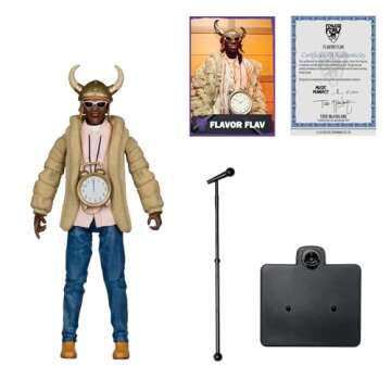 McFarlane Toys - Music Maniacs Hip Hop Flavor Flav 6in Action Figure