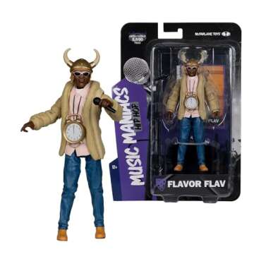 McFarlane Toys - Music Maniacs Hip Hop Flavor Flav 6in Action Figure