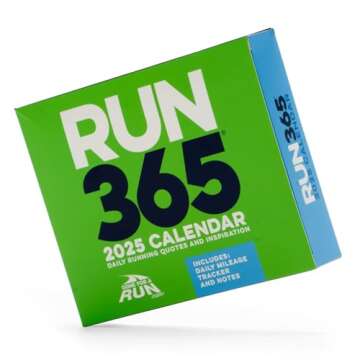 Gone for a Run 2025 Runner's Daily Desk Calendar Daily Running Quotes and Inspiration for Runners