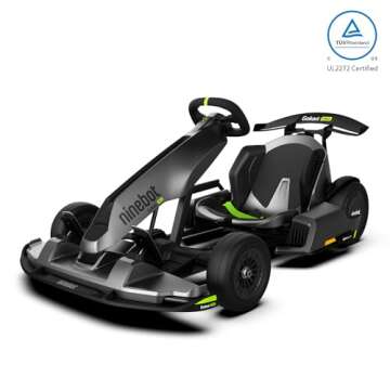 Segway Gokart Pro - High-Performance Electric Drifting Kart with Adjustable Frame, Up to 24 mph Speed, and 15% Hill Climbing Ability, Fun for Ages 14+