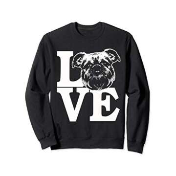 I Love My Brussels Griffon - Cool Brussels Griffon Mom Sweatshirt