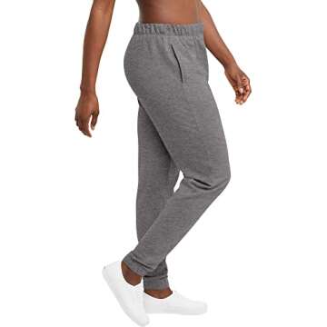 Hanes French Terry Joggers - Comfortable Women's Fleece Pants