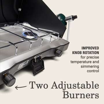 Portable Coleman Triton Camping Stove for Outdoor Cooking