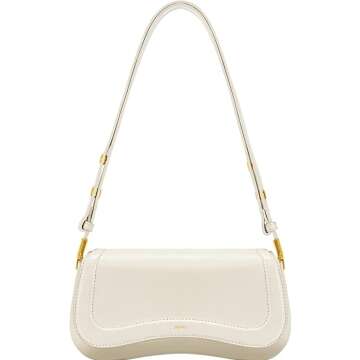 JW PEI Women's White Shoulder Bag - Eco-Friendly Style