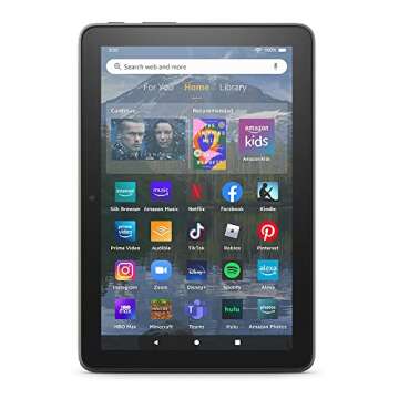 Amazon Fire HD 8 Plus Tablet - 8" HD Display, 32GB, Fast 2022 Grey