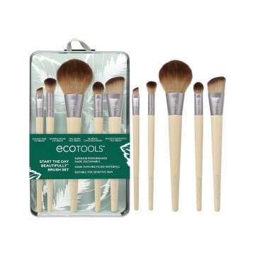 EcoTools 6 Piece Vegan & Eco-Friendly Makeup Brush Set for Flawless Application