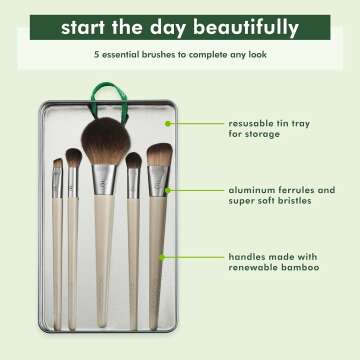 EcoTools 6 Piece Vegan Makeup Brush Set