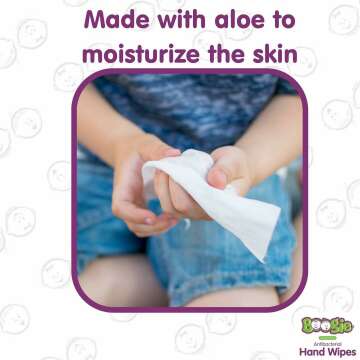 Antibacterial Hand Wipes for Kids - Boogie