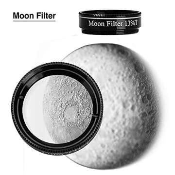 Telescope 130EQ Newtonian Reflector Telescopes for Adults, Professional Telescopes for Adults Astronomy, Comes with 1.5X Barlow Lens Smartphone Adapter & 13% T Moon Filter