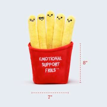 WHAT DO YOU MEME? Emotional Support Fries - The Cuddly Plush Comfort Food — French Fry Stuffed Animals